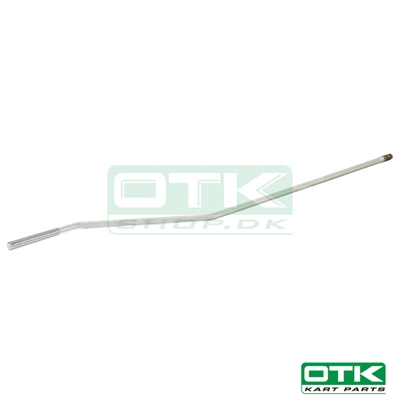 Brake pumps bent control rod, OTK, 490 mm for rudder pedals